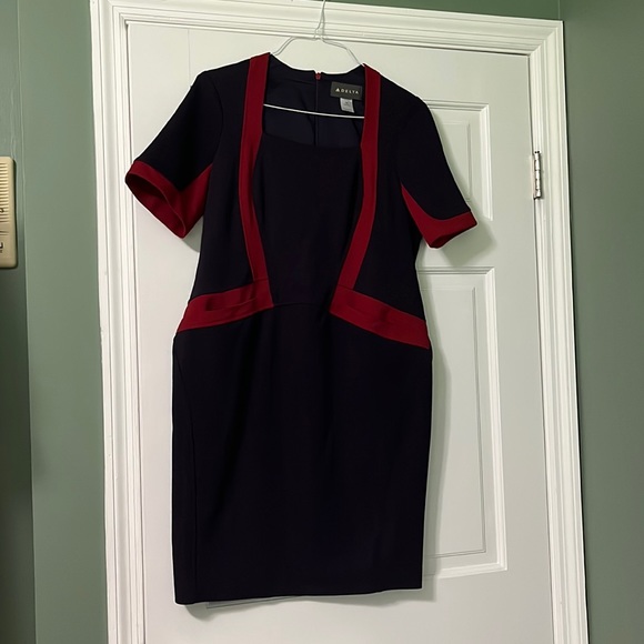 Delta Dresses Delta Airlines Stewardess Red And Plum Purple Uniform